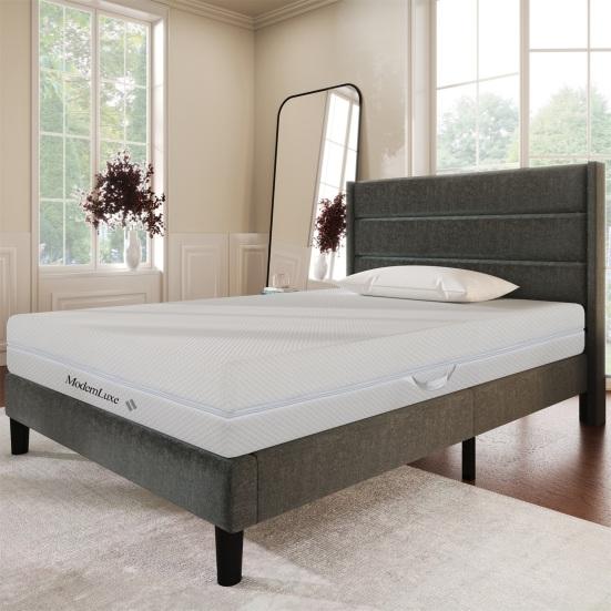 Cold Foam Mattress 7 Zones Comfort Foam Mattress, 20cm High, H3 H2 Mattress 90x200cm Ergonomic Cold Foam Mattress with Handles & Cover Washing Climate