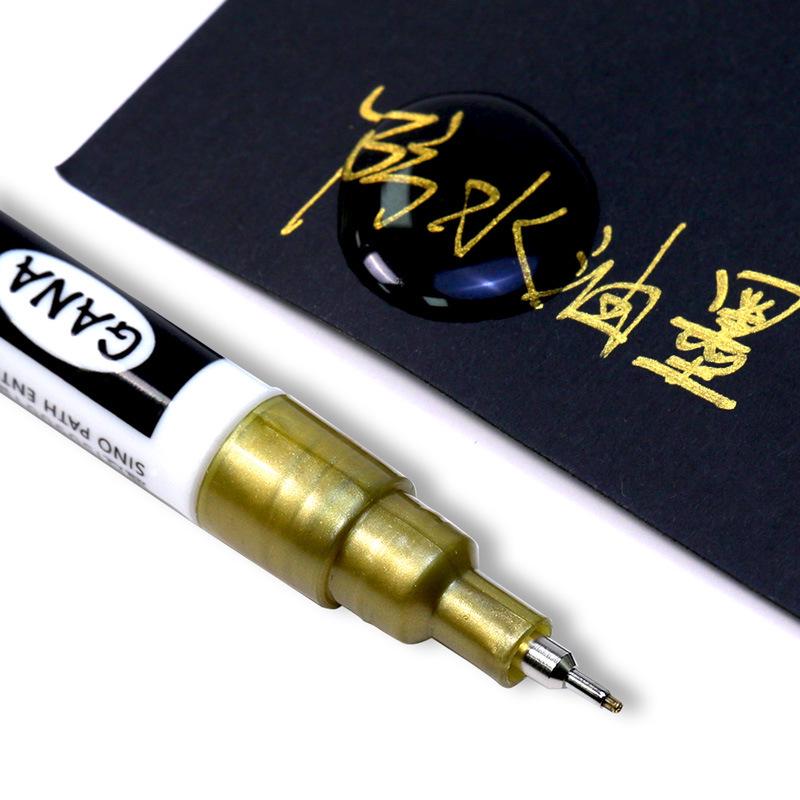 Guan Na Waterproof 0.7mm Fine Line Paint Pen for Car, Metal, Wood DIY Highlights