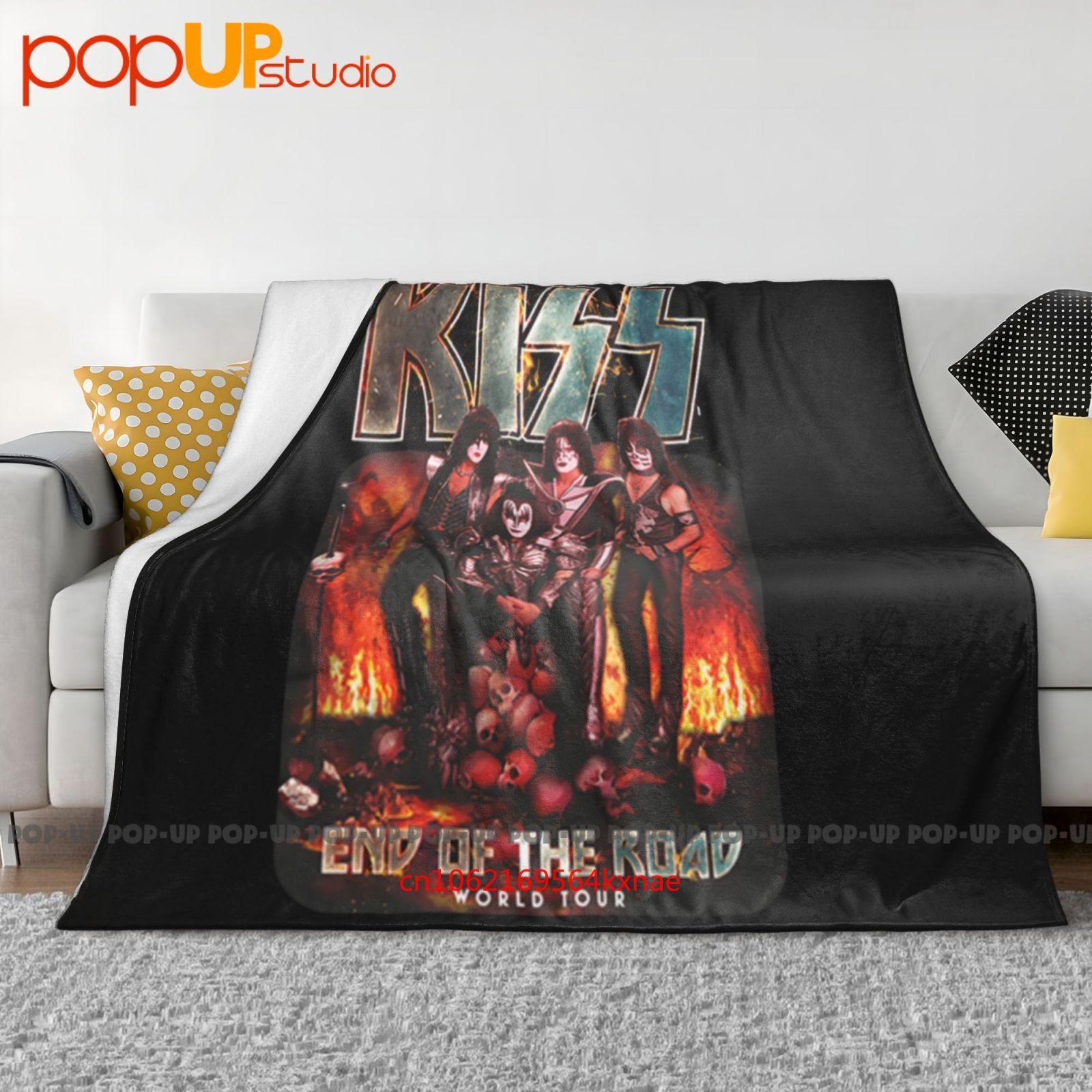 Kiss End Of The Road Tour 02 Ultra-Soft Blanket Quilt Winter Sofa Cover Bed Covers 30x40in