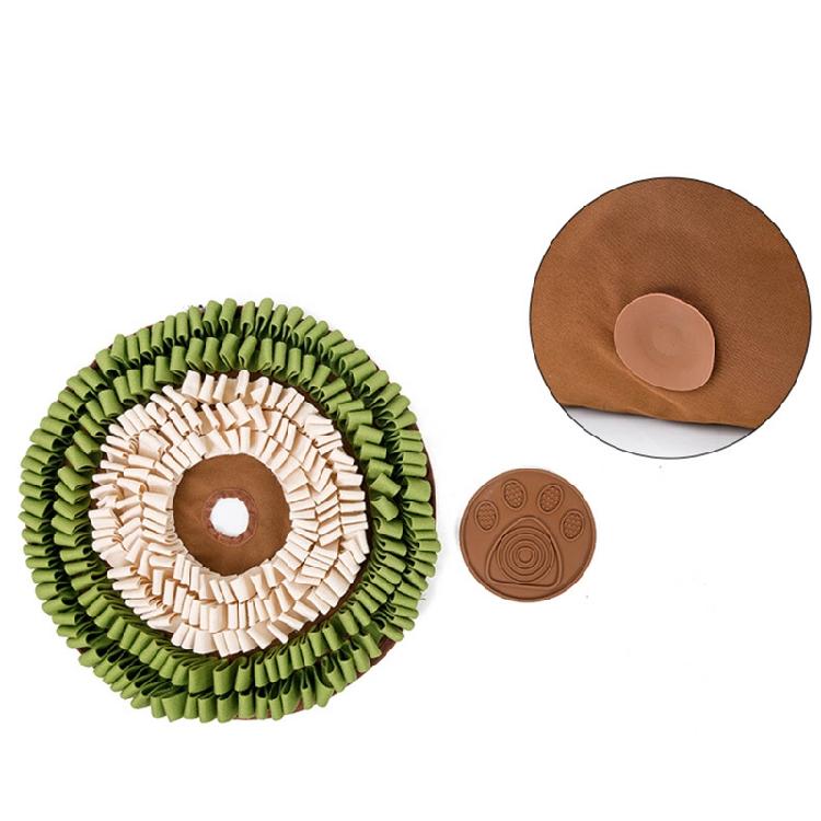 Dog Snuffle Mat Interactive Puzzle Feeder Toys for Rabbit Puppy 19 x 19 Inches