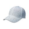 Korean-Style PVC Rhinestone Baseball Cap Women's Trendy Face-Slimming Full-Coverage Cotton Fabric Adjustable 6-Panel Four