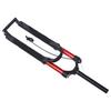 Mountain Bike Front Fork 29inch Dual Air Chamber Damping Red Straight Remote Lockout Shock Absorber Front Fork for Bike