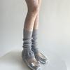 Y2K Knitted Foot Cover Sweet Mid-tube Socks Pile Socks Women Leg Warmers  Streetwear
