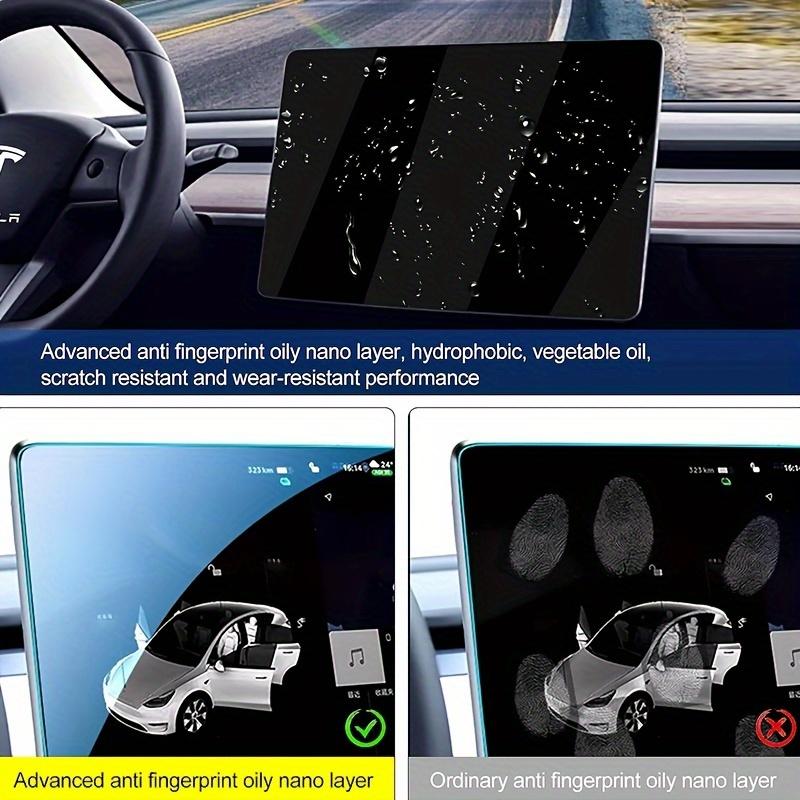 For Tesla Model 3 Y Highland 2025 Tempered Glass Film Protector Matte Glare HD Center Control Touch Screen Film Protection