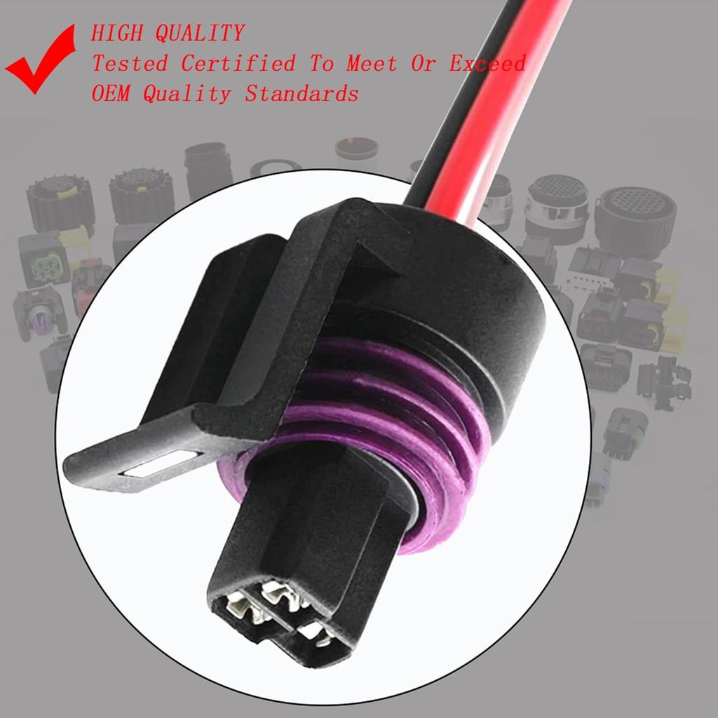 12677836 Oil Pressure Sensor Harness Connector Plug 03-08 Replacement for Chevrolet