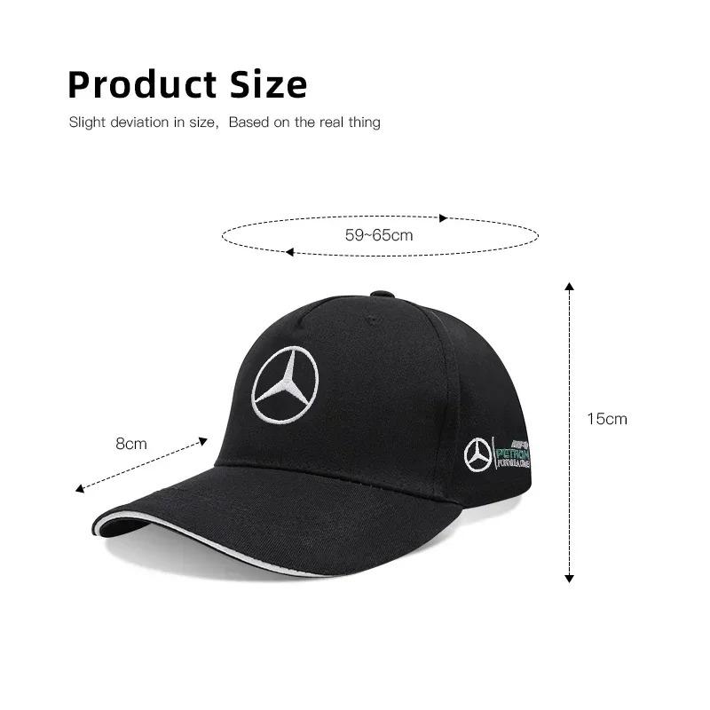 Baseball Cap Outdoor Summer Sports Hat Embroidered Men Women Baseball Cap For Mercedes Benz AMG W203 W206 W220 W205 W211 GLC GLK Ttt1