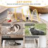 2pcs Cat Tunnel Spring Toy Folded Cat Tunnel Toy Indoor Cat Activity Structure Cat Tunnels for Indoor Cats Cat Tubes Played Tunnel Spring Cat Spiral