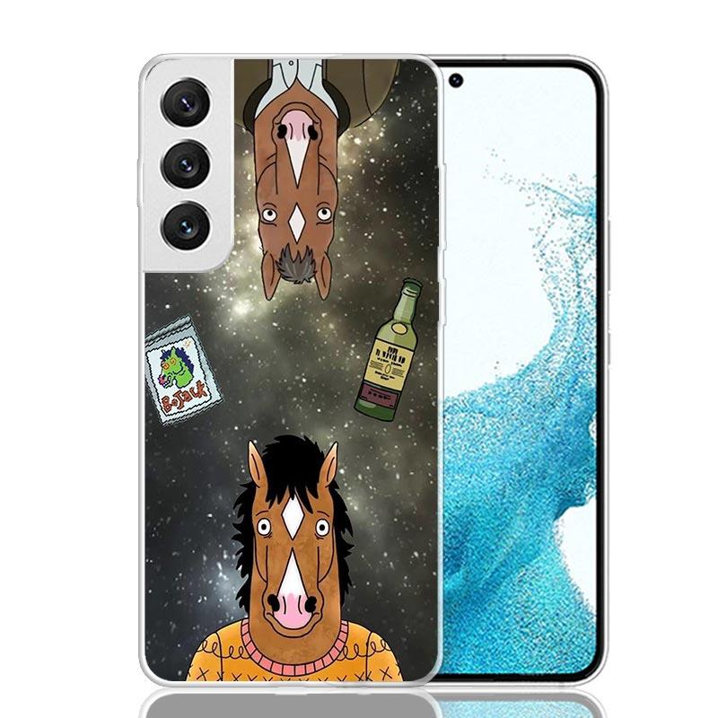 Cartoon B-BoJack Horsemans Phone Case For Samsung Galaxy S26 Ultra S23 S24 S25 Edge S20 FE S21 S22 Plus Soft Print Shell Cover F