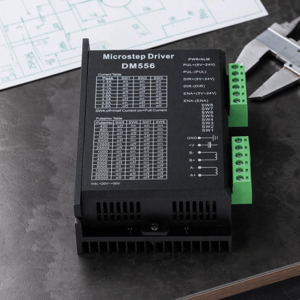 2 Phase Stepper Motor Driver 24-50VDC Stepper Motor Controller Digital Stepper Driver CNC Machine