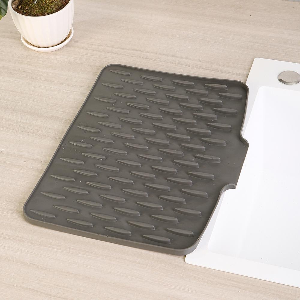 Abtropfmatte aus Silikon: Vielseitiger Küchenabtropfer & Hitzebeständige Thekenmatte zur einfachen Reinigung