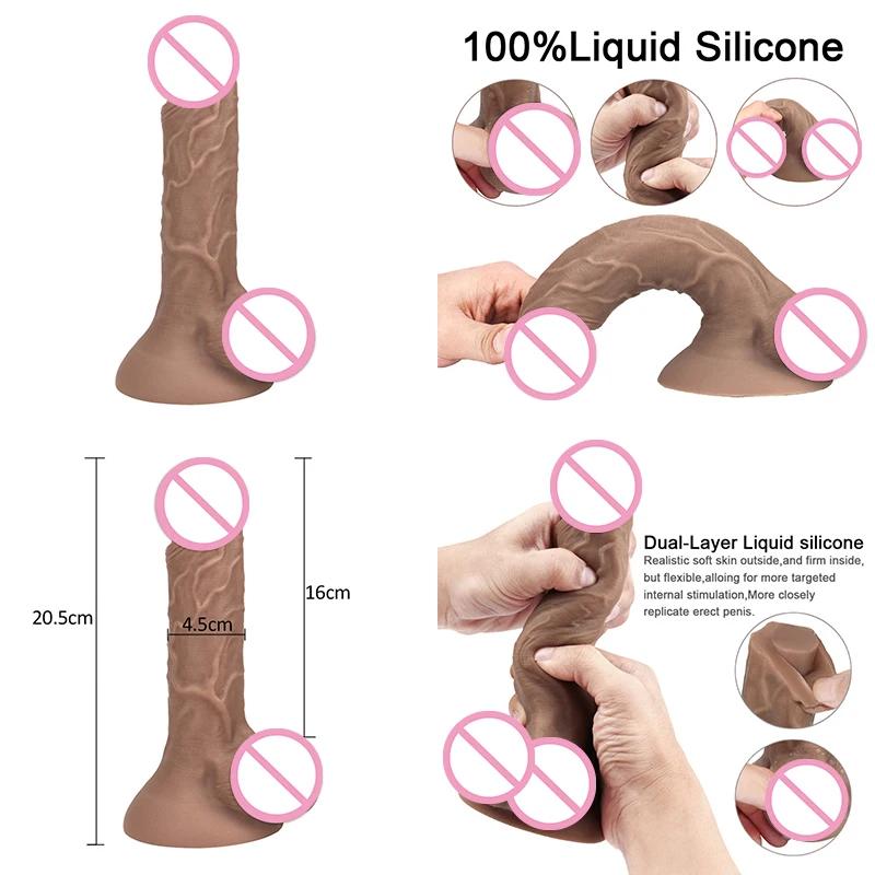 Bondage Equipt Dildos With Vibration For Women Butt Wearing Sleeve For Penis Vibrator Butterfly Sexetoys Exercise Dick Toys