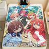 The Quintessential Quintuplets Flannel Blanket Print Pattern Warm Soft for Sofa Bedding Chair -xia50
