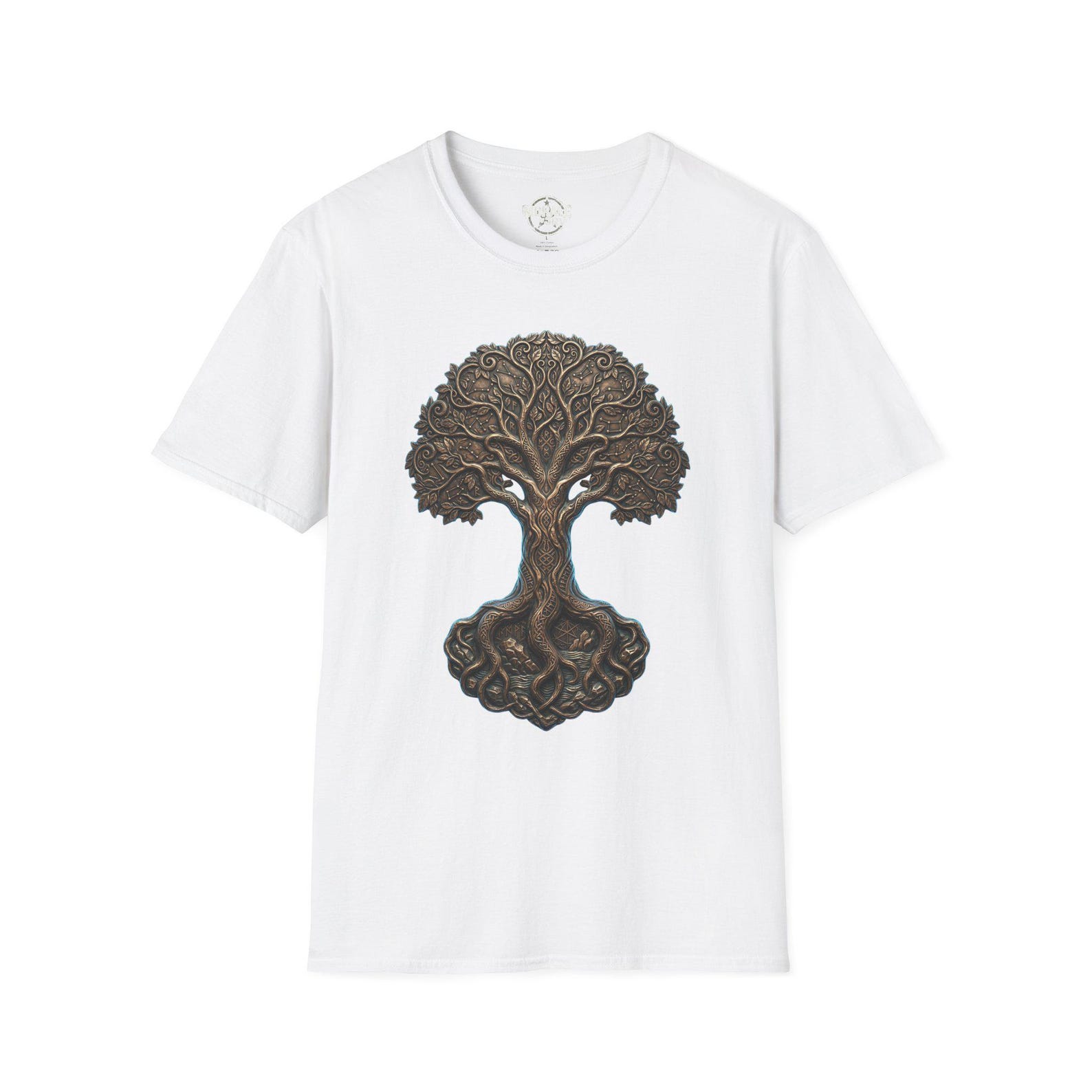 Celtic Tree of Life T-Shirt | Intricate Knotwork Oak Design XL