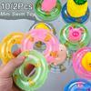 Sommer Mini Schwimmring Spielzeug Baby Kinder Lustige Schwimmende Puppe Pool Schwimmring Spielzeug Schwimmender Gummi Badezimmer Pool Aufblasbares Spielzeug