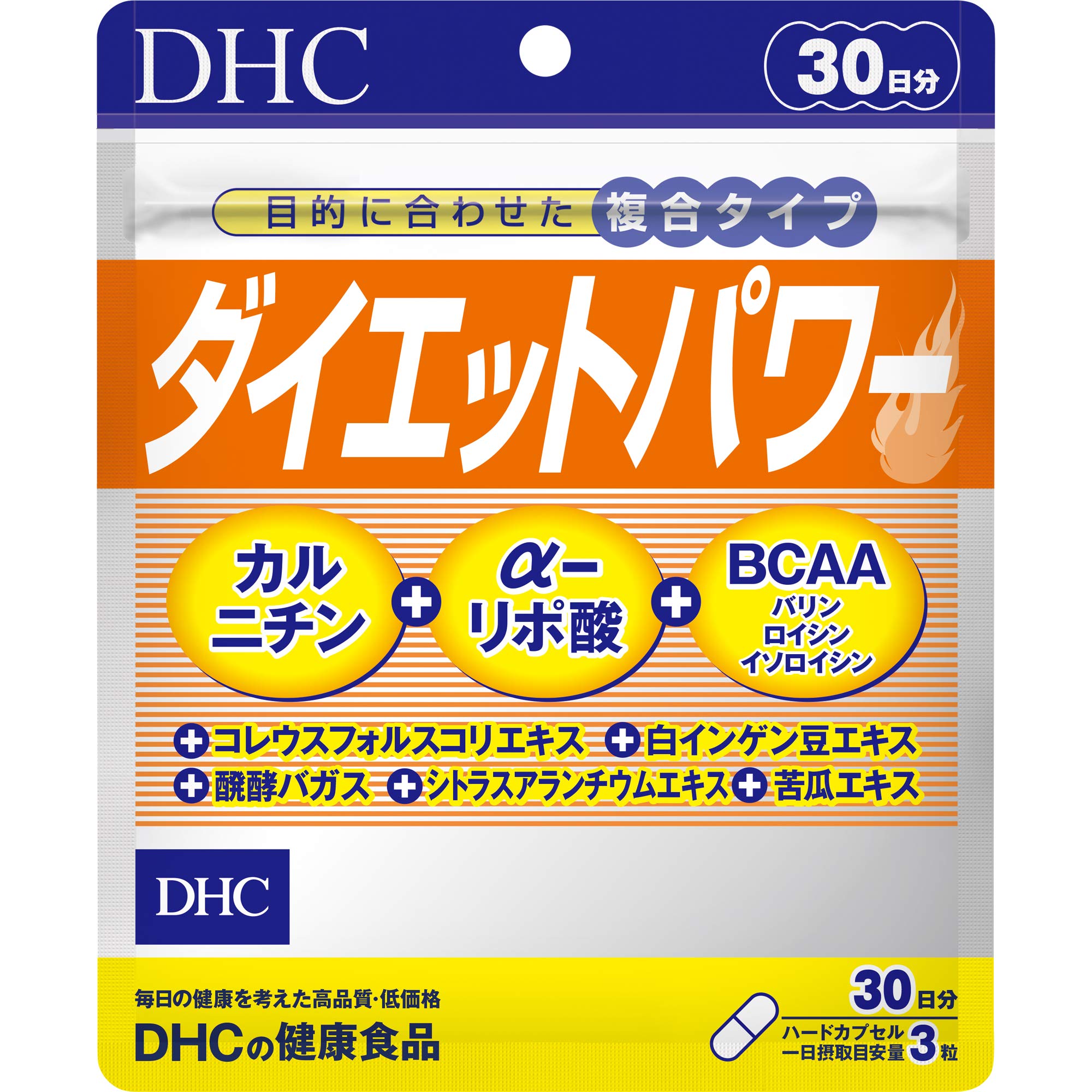 

Харчова добавка DHC Diet Power, запас на 30 днів (90 капсул) - Засіб для схуднення