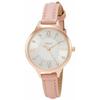 Fieldwork Analog Watch with Separate Leather Strap, Nickel-Free, Women's Pink, FSC147-2