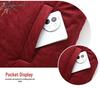 Grandma's Embroidered Velvet Hooded Jacket - Thick, Warm Cotton Padded for Middle-Aged and Elderly Women