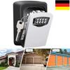 Wall-mounted Key Safe, 4-digit Key Box with Code