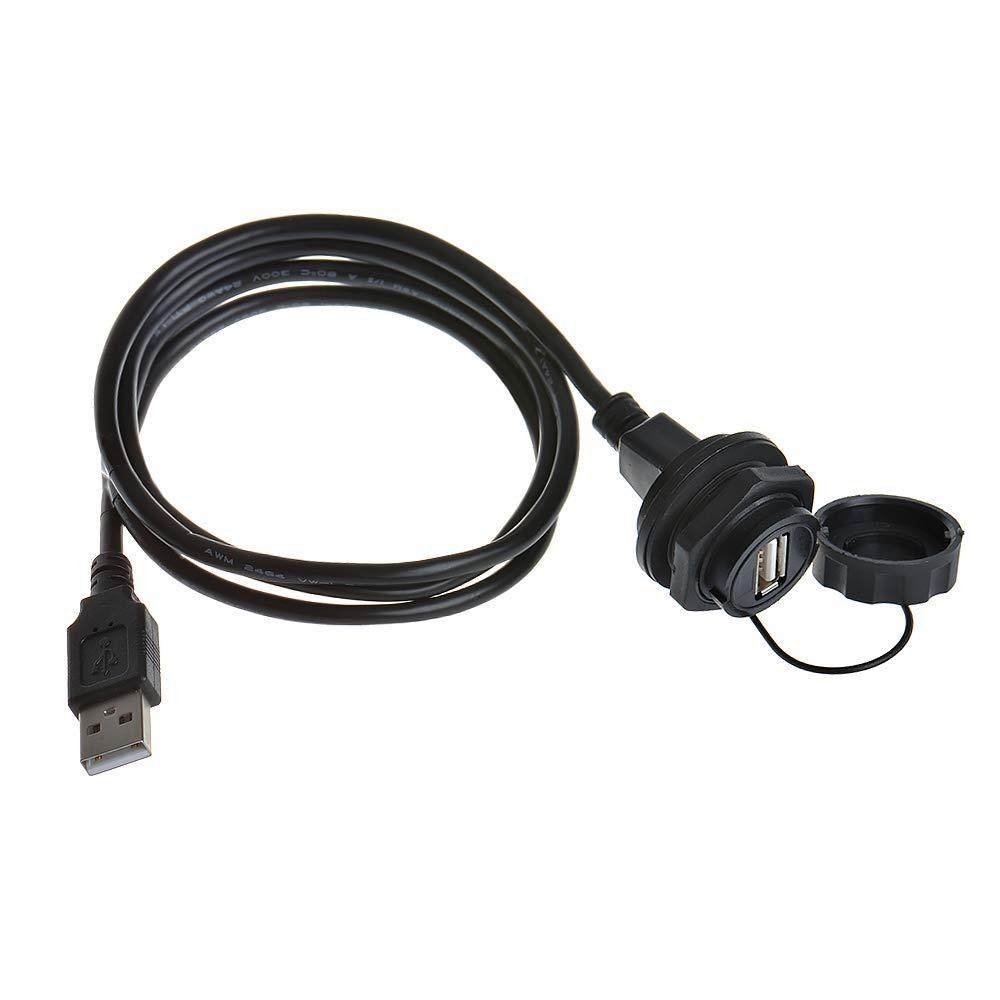 

Черный адаптер USB2.0 с двойной головкой для электрика