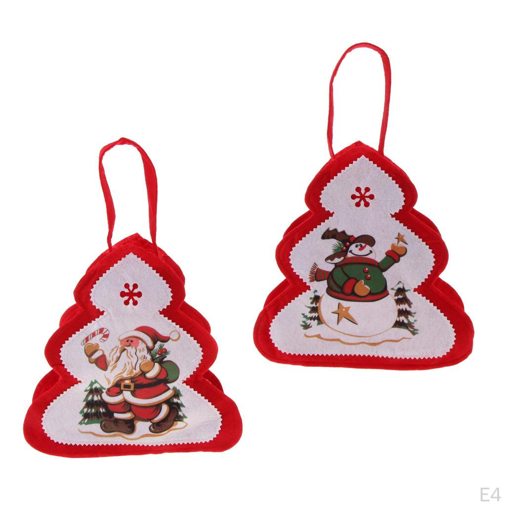 Snowman Gift Bag with Handle Tree Ornament Home Decorations