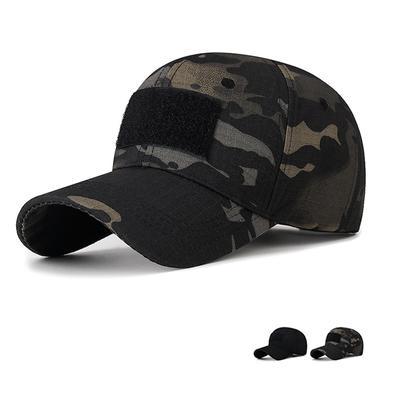 Cappellino da Baseball Camouflage con Velcro Uomo Protezione Solare Esterna Visiera Parasole Traspirante Regolabile Cappello Snapback Cappello da Pesca Cappellino con Visiera