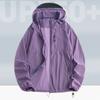 Haut Sonnenschutzjacke Herren Sommer UV Leichtgewicht Eisseide Kapuzenmantel Outdoor Reiten Angeln Windjacke