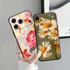 Oil Painting Flower Case for Apple iPhone 17 Pro Max 14 Air 16 XR XS MAX 11 12 15 Pro 7 8 13 Funda Phone Cover