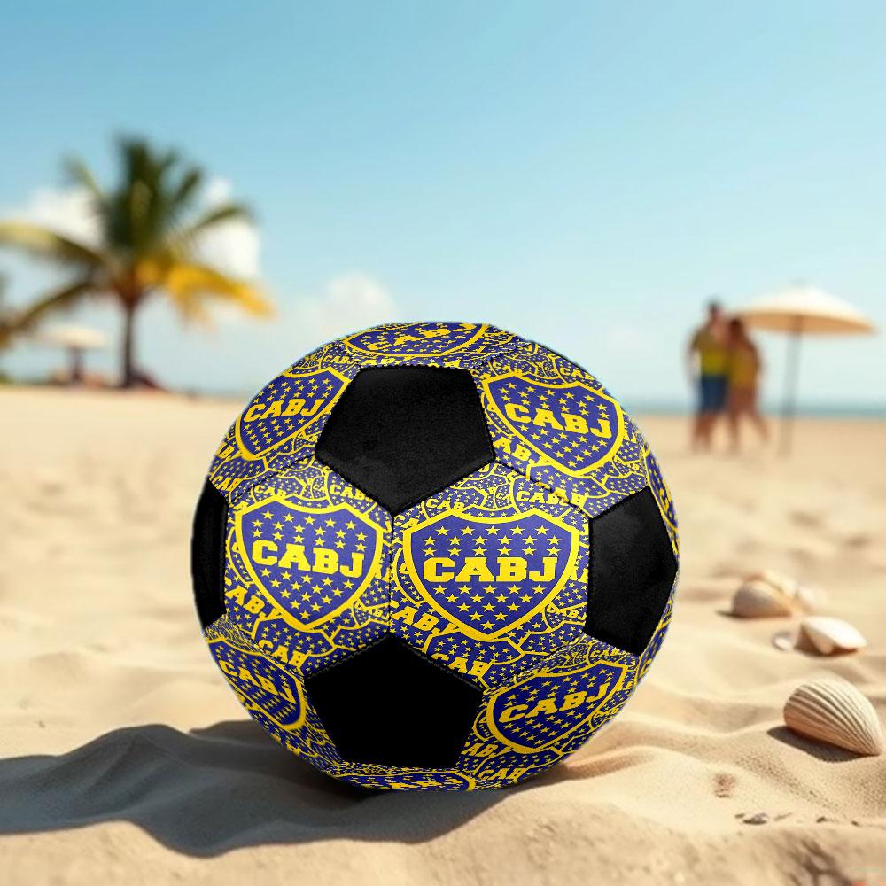 1pc Boca Juniors Soccer Ball Size 5 Indoor Soccer Ball Fashion Colorful Backyard Game - Great For Sports Fans Gift HE11