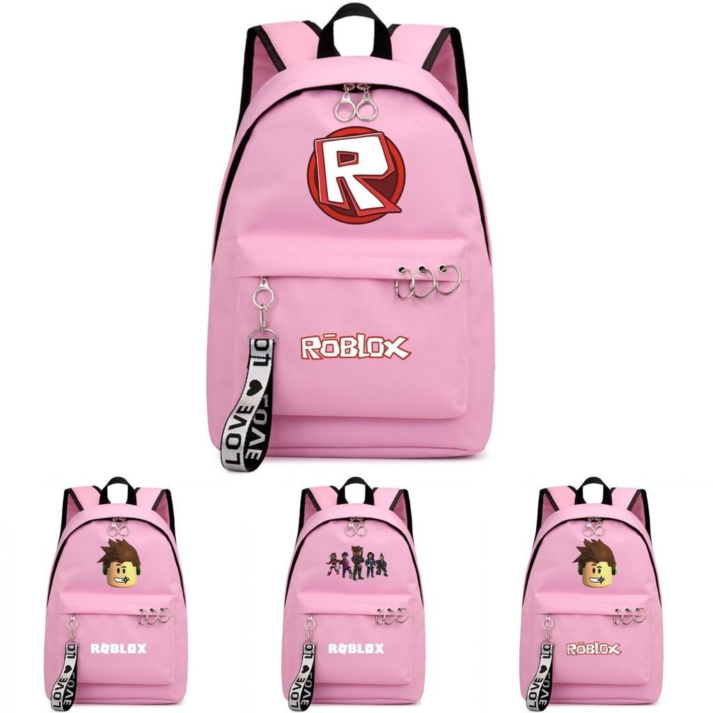 Modny plecak Roblox dla uczniów z mocnego płótna i gładkim zamkiem błyskawicznym