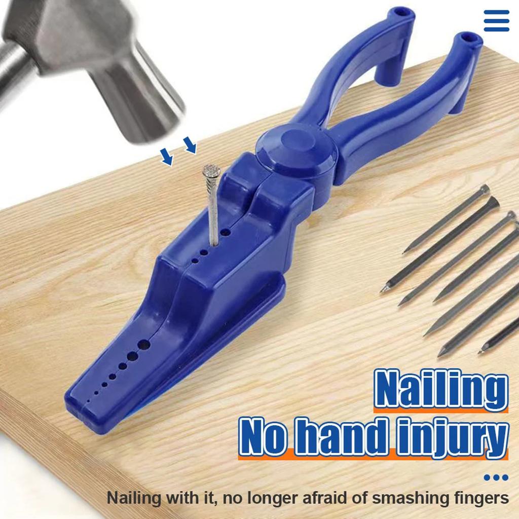 Hammering Safety Pliers Plastic Anti-smashing Finger Joint Pliers Hammering Nails Holder Keeps Fingers Safe