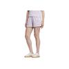 Adidas Originals 3-Stripes Shorts Classic Fashion Simple Comfortable Sports Shorts Women Shorts Light-Purple KE5080