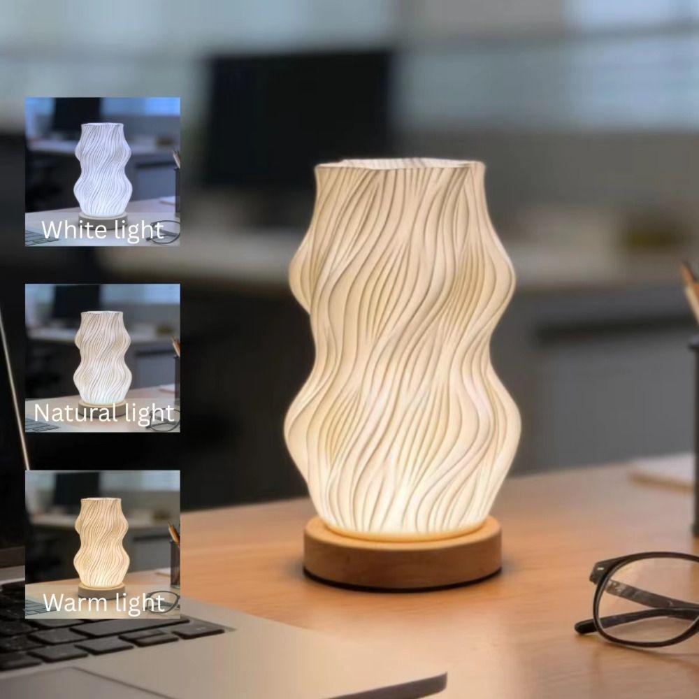 USB Wired Control Desk Lamp LED Night Light Art Decoration Reading Lamp Dormitory
