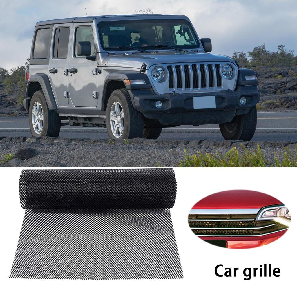 Universal Aluminum Mesh Car Radiator Grille Front Bumper Modified Mesh Sheet Car Exterior Protection Accessories