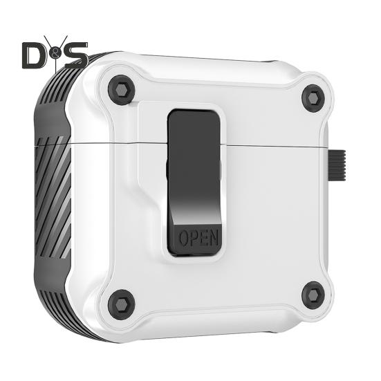 

Защитный чехол для наушников, ударопрочный, ударопрочный, защита на 360 градусов, защитный чехол для AirPods 4 for Airpods 4 белый