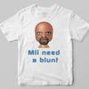 Mii Need A Blunt Retro Shirt Inappropriate Tees Dank Meme Shirt Funny Meme Clothes Round Neck Short-sleeve Simple Style