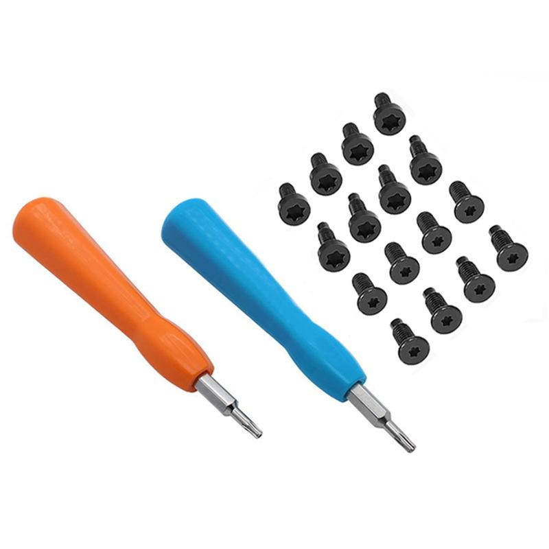 20pcs Video Doorbell Screwdriver, Double-Ended T6 T15 Screw Driver Tool for Camera Video Doorbell Replacement, Battery Change