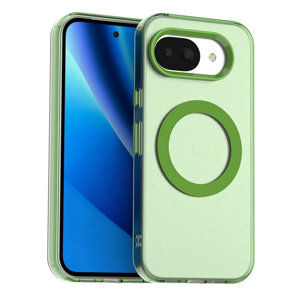 Transparent Candy Colorful Magnet Adsorption Case For Pixel 10a 10 Pro XL 10 Google Pixel 9a 9 pro xl 8 pro Protective Cover