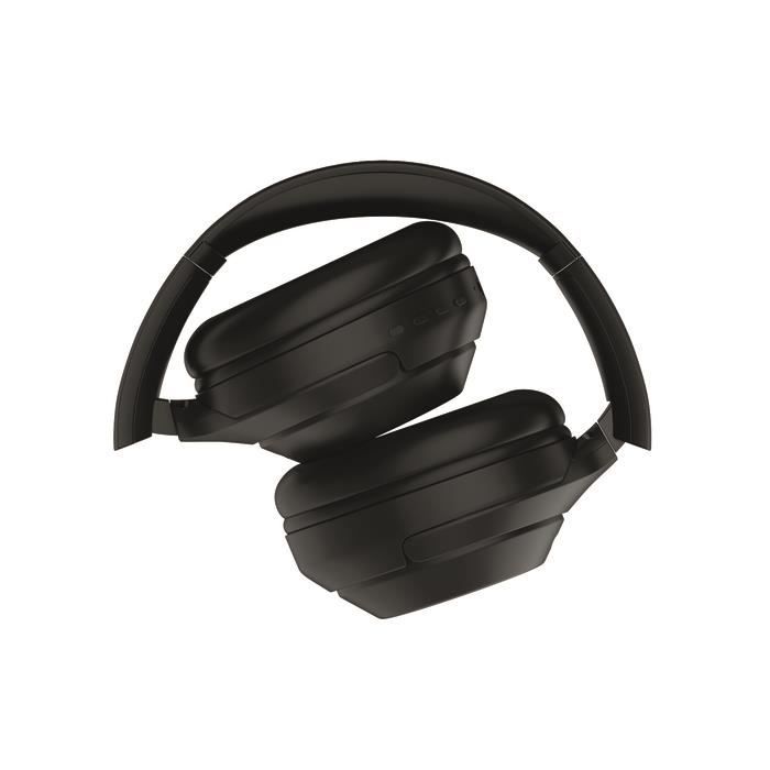 Casque sans fil - MUVIT - POP Noir - Autonomie 20h - Bluetooth 5.3 - 130g léger