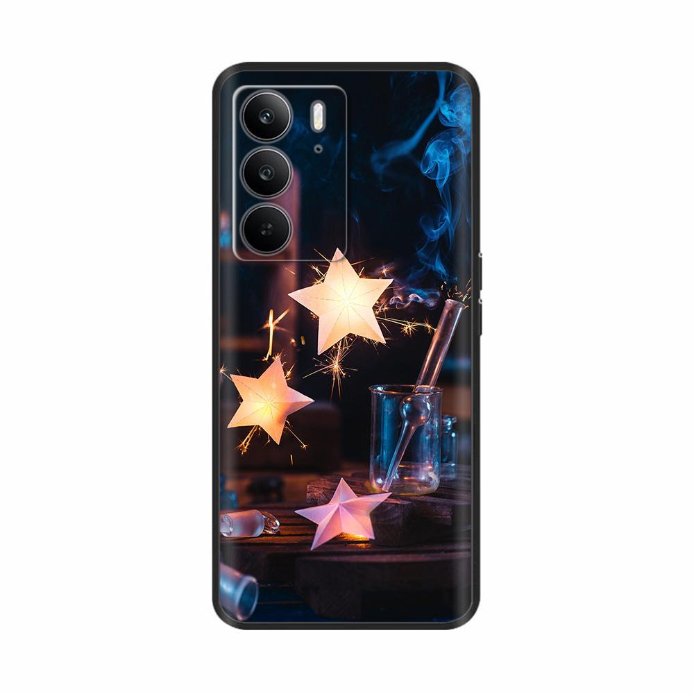 Für Realme 14x 5G Hülle Mode Blume Cartoon Weiches Silikon Rückabdeckung Für Oppo Realme 14x 5G 14 X Handyhüllen Schutzhüllen