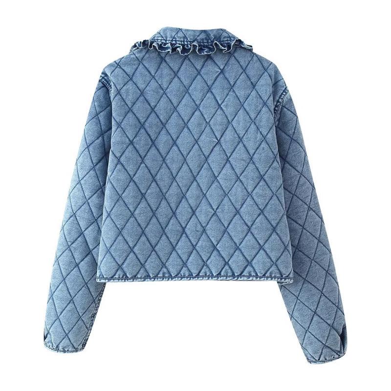 Autumn/Winter Hot-Selling Quilted Denim Jacket