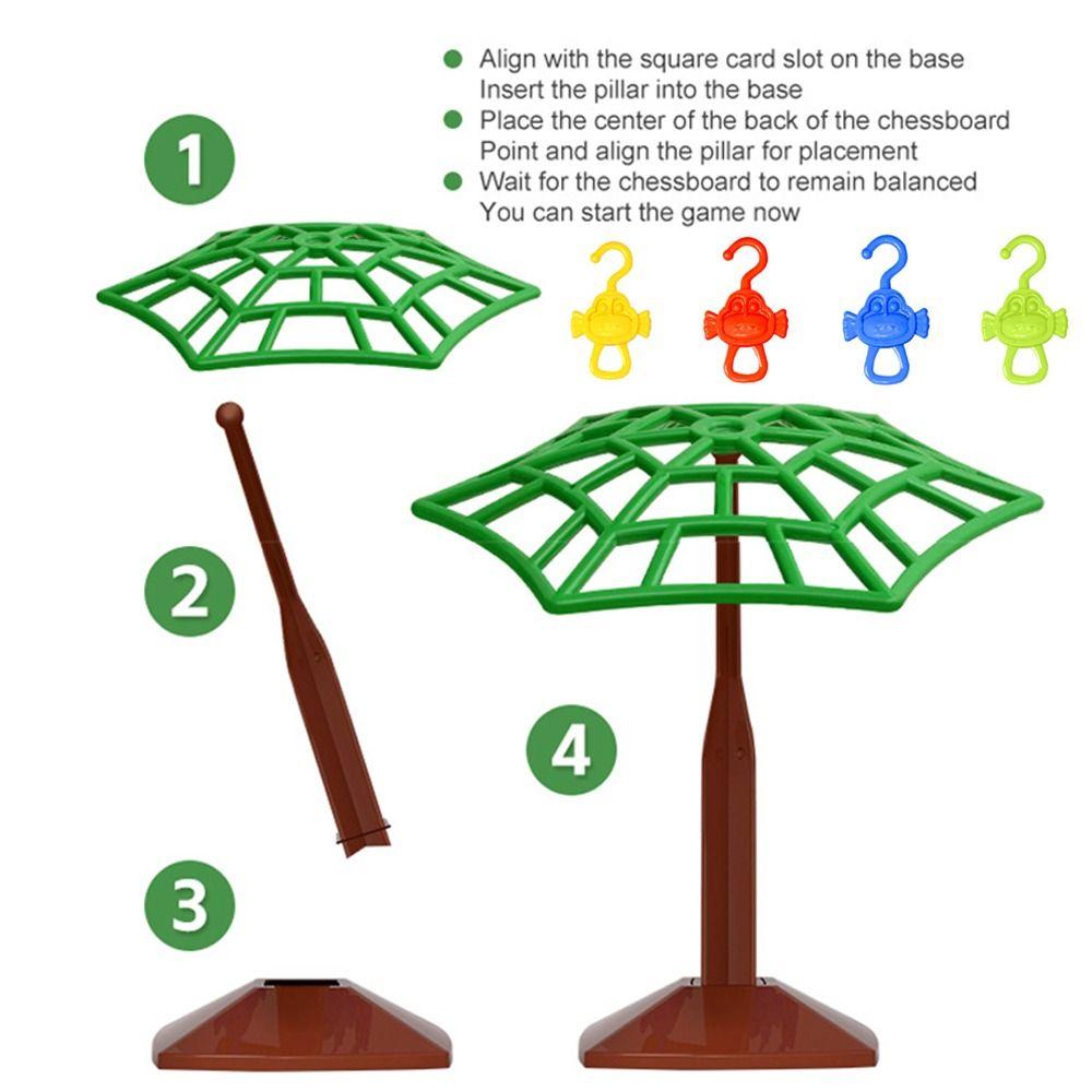 Interactive Hanging Monkey Kids Balance Toy Desktop Game Monkey Climbing Tree Toy Balance Game Toy Party Toy