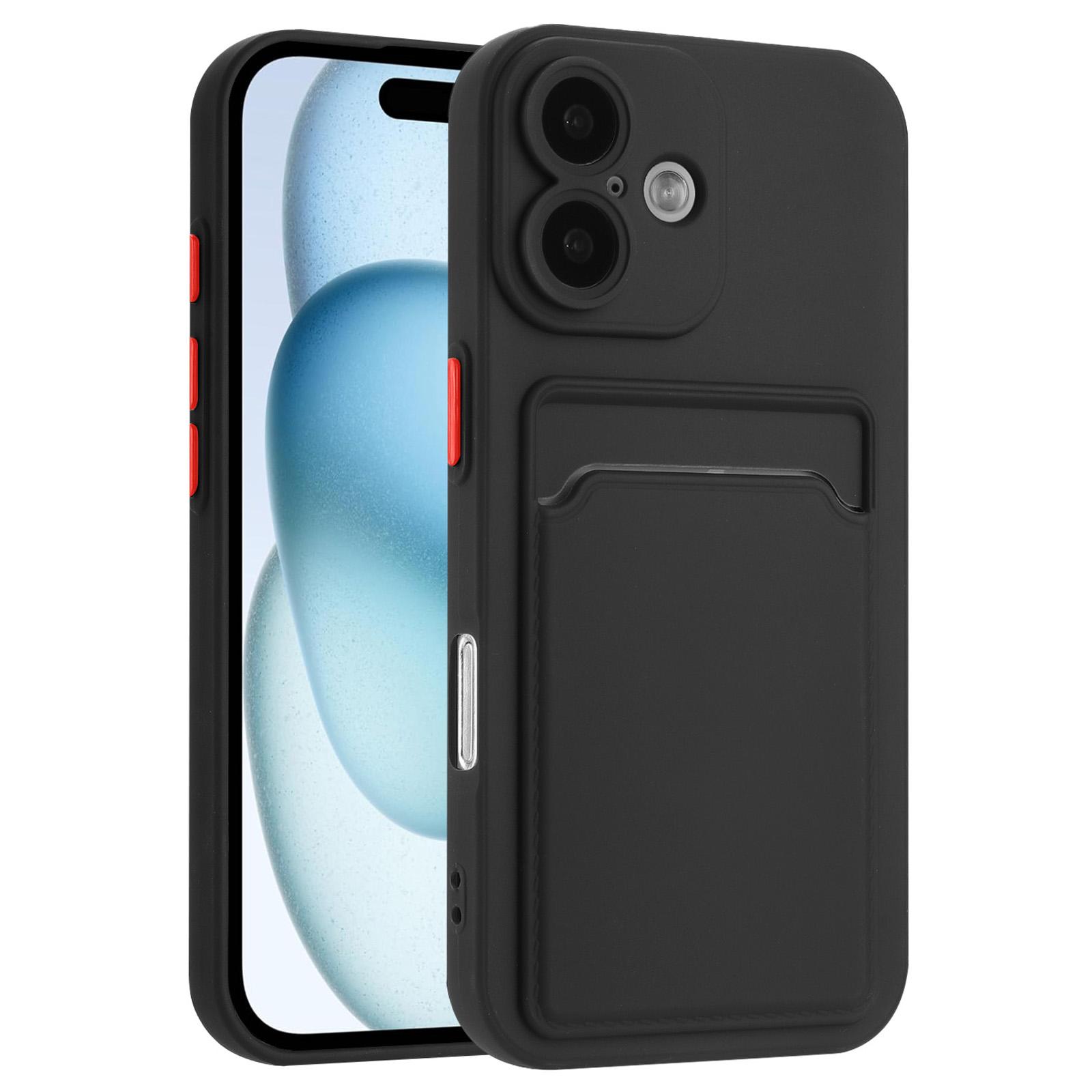 

Чехол для iPhone 16 Гибкий ТПУ Чехол для телефона с задним слотом для карты G