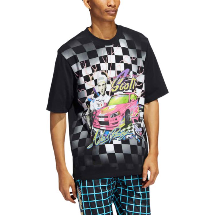 Adidas Originals x JEREMY SCOTT T Shirt Unisex Black HG6512