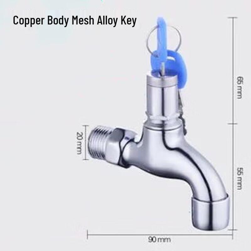 

LANGZHIWEN Dual-Outlet Anti-Theft Brass Faucet