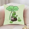 Frog Cartoon Fairy Tale Pillow Case Sofa Cushion Cover Room Home Decoration
