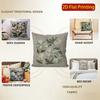 2D Floral 3D Embossed Patterned Cushion Covers Pattern Cushion Cover Suitable For Sofa Bedroom Car Pillow Cover