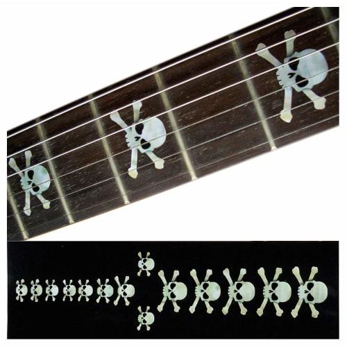 Jockomo Skull Guitar Inlay Sticker