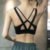 Women's Front Zipper Sports Bra - Shockproof, Yoga-Friendly, with Shaping and Beautiful Back Design for Autumn Fitness