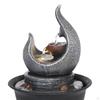 Indoor Water Fountain Waterfall Meditation with LED Lights Portable USB Tabletop Fountains for Desk