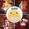New Original: 11in Plush Pineapple Toys Ultrasoft Stuffed Cute Plush Doll Soft Plush Hugging Toy PillowRecreated: 11in Plush Pineapple Pillow Toy
